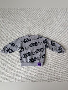 H&M Grey Star Wars Stormtrooper Print Kids Sweatshirt